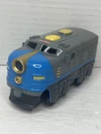 Ez Play Railway Fisher Price Blue Train Engine Tested Sounds And Moves. Fixed Price $40.50.