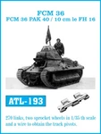 Friulmodel 1/35 Fcm 36 Pak 40 10 Le Fh 16 Metal Tracks. Fixed Price $44.91.