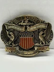 The Great American Buckle Company 200TH Commemorative Belt Limited C25016. Fixed Price $21.88.