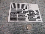 Walthers Decals Billboards Signs No Clearance Rail Shop West Milwaukee K108. Fixed Price $9.25.