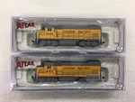 Atlas Union Pacific GP-15-1 Locomotive #1646 & #1683 *mint* Oop. Fixed Price $220.00.