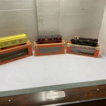 Lionel 6-17510 6-19446 6-17139 Lot Of Train Cars Log Grain Paint. Fixed Price $89.00.