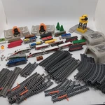 Jakks Pacific Power Train Lot Of 99 Pieces Engines Cars Tracks Sets Incomplete. Fixed Price $99.00.