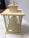Christmas Woodland Lantern Candle Holder Pre-lit Lighted Metal Batteries Not Inc. Fixed Price $20.00.