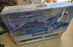 Bachmann 90016 Big Haulers Royal Blue Scale Electric Model Railroad Train Set. Fixed Price $250.00.