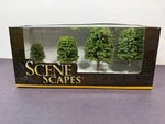 Bachmann Scene Scapes Tree Set Deciduous 32106 All Scales Train Layout. Fixed Price $19.99.