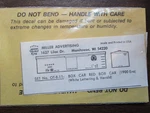 Herald King Decals Ho OT-B-11 D&rgw Boxcar (1928) White. Fixed Price $6.75.
