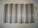 Lot Of Atlas Gauge 3 Rail 10" Straight Tracks #6050 Good Condition. Fixed Price $39.99.