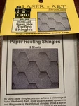 Nib Ho Branchline Laser-art #905 Mosaic Style Roofing Shingles 2 Sheet Kit. Fixed Price $19.00.