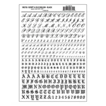 Woodland Scenics Black Dry Transfer Alphabet & Numbers Script/old English MG755. Fixed Price $9.98.