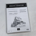 Stampin Up Greatest Adventure Unmounted Rubber Set 164369 Train Locomotive. Fixed Price $24.76.