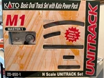 Kato Scale 20-850-1 Basic Oval Track Set W/ Power Pack Nib. Fixed Price $99.99.