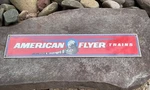 Unused - Older American Flyer Trains Ande Rooney 21 Inch Porcelain Metal Sign. Fixed Price $37.99.