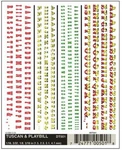Woodland Scenics DT501 Tuscan & Playbill Decal Sheet (1). Fixed Price $7.25.