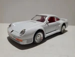 Vintage Sunnyside 1985 Porsche 959 Turbo 1:24 Scale Diecast Model Car White. Fixed Price $29.95.