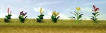 Jtt Scenery Products - Ho Scale Assorted Flower Plants 5/8" 12/PK New 95563. Fixed Price $12.31.