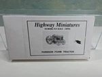 Highway Miniatures 360-218 Ho Scale Fordson Farm Tractor Kit. Fixed Price $17.70.