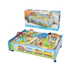 Maxim Enterprise 62-PC. Wooden Train Set With Trundle. Fixed Price $256.77.