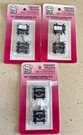 Kadee 557 Ho Pennsylvania 2D-F8 50-TON Fully Sprung Self-centering Trucks (3). Fixed Price $42.25.