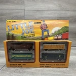 Life-like Little Joe Scale 4-PACK Freight Cars Up B&o L&n Steel Wheels. Fixed Price $23.38.