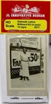 Jl Innovative HO/HON3 Sidewalk Lattice Billboards 4 Pack (277). Fixed Price $8.95.