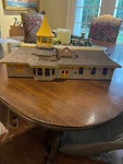 Train National Toy Museum 1996 Ceramic Building Stoney Express Nib NTTM961. Fixed Price $150.00.