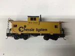 Athearn #5369 Ho Scale "chessie System" Wide Vision Caboose Rd. #3358. Fixed Price $18.99.