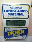 Life Like 1063 All Scales Large Green Lychen Non-magnetic Oz. Box. Fixed Price $8.50.
