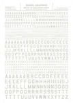 Woodland Scenics Gothic 45-DEGREE Usa White Letters Dry Transfer Decals MG740. Fixed Price $8.99.