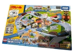 Takara Tomy Plarail Tomica Here Comes The Train! Level Crossing Set. Fixed Price $155.00.
