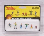 Woodland Scenics Accents A1830, Kids At Play, Children, Ho Scale. Fixed Price $10.95.