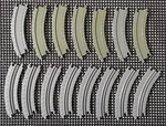 Micro Machines Miniature Railroad Train Curved Tracks Lot. Fixed Price $23.80.