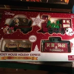 Disney Mickey Mouse Holiday Express 36 Piece Collectors Edition Train - Series. Fixed Price $82.00.