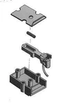 Kadee 807 ON3 Scale Coupler W/draft Gear -- Boxcar Red 2 Pairs. Fixed Price $13.99.