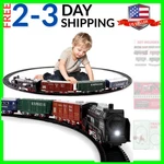 Christmas Train Set Toys For Kids, Track Locomotive Engine Battery .... Fixed Price $29.69.