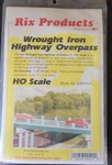 Ho Scale Rix Products 628-0121 Wrought Iron Highway Overpass. Fixed Price $9.00.