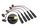 Pack Warm White Led Volt Battery Operated Micro Effects Light MEL-WW1-9V-5P. Fixed Price $24.99.