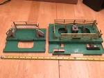 Lionel Train Green Metal 3656 Operating Stockyard & 3462P Milk Platform Parts. Fixed Price $20.95.