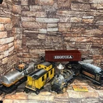 Timber Wolf & Redwood Great Railroad Empire Train Set New Bright Toys No Tracks. Fixed Price $42.00.