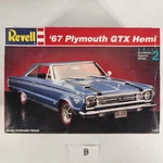 Revell '67 Plymouth Gtx Hemi 1:25 Scale Model Kit - New Open Box Complete. Fixed Price $25.99.