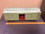 Vintage Buddy Outdoor Railroad Box Car Original But Paintedused Complete. Fixed Price $1400.00.