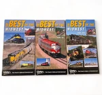 The Best Of Midwest Vol 1, 2, & 3 Pentrex Train Railroads Vhs Lot 1998. Fixed Price $8.95.