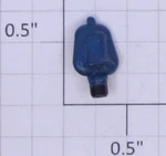 American Flyer PA15A577 Blue Plastic Washington Bell (10). Fixed Price $50.00.