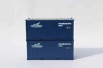 Scale Jtc 205385 Nyk Line Sm Logo 20' Std Height Containers W/magnetic Connect. Fixed Price $22.00.
