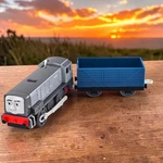 Trackmaster Thomas & Friends Train Dennis Cargo Gullane Mattel Vid. Fixed Price $25.82.