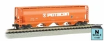 Bachmann 19157 4 Bay Cylindrical Grain Hopper - Potacan #cglx 893. Fixed Price $26.00.