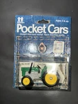 Vintage 1970S Tomy Pocket Cars Farm Tractor Green #61-92 Damaged Card. Fixed Price $13.00.