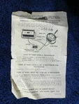 Original American Flyer M2882 Instructions For # 566 Whistle. Fixed Price $9.99.