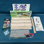 Open Box Guillows North American P-51D Mustang WW2 Usaf Fighter+bomber Escort. Fixed Price $11.99.