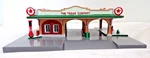 1995 Lefton's Ho Gauge Retro Texaco Gas Station For Train Layout #10121 W/box. Fixed Price $34.95.